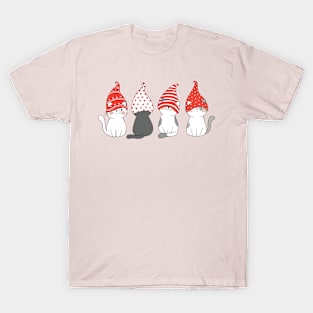 kawaii cat with gnome hat T-Shirt